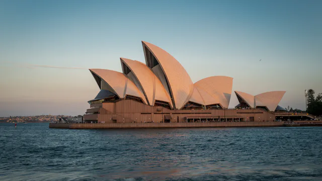 Sydney Opera House at sunset